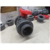 Image 15 : 2x New 1½" True Union PVC Ball Valve , IPEX PVC Fittings 1½" - 2", and 3" Mechanical Pipe Couplings