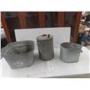 Image 1 : Galvanized Tub, Gas Pail, and Mop Pail