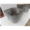 Image 2 : Galvanized Tub, Gas Pail, and Mop Pail