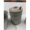 Image 3 : Galvanized Tub, Gas Pail, and Mop Pail