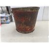 Image 8 : Pyrex Copper Pump Tank with Brass Plate and Antelope Pail with Grease