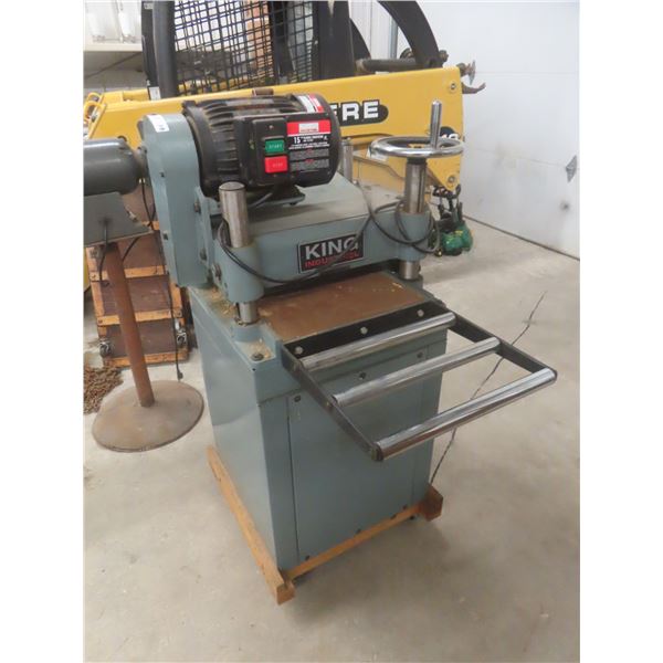King Industrial 15" Planer, 3 H.P, 2-Speed Feed