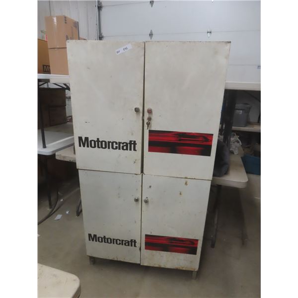 Moto Craft 4D Metric  Shelf Cabinet with Key, 33" × 15" × 64"