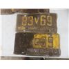 Image 6 : 6 Manitoba License Plates and Silver Bar Crate