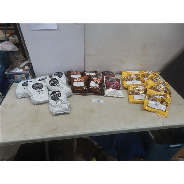 Coffee Assortment: Van Houtte 4 × 454g, Nescafé 6 × 907g, Cappuccino 6 × 907g, and More