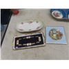 Image 2 : China Serving Dishes, Pedestal Cake Server, and Decorative Hanging Plates, and More