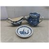 Image 13 : Blue and White China – Qty 15+ Pieces: Myott, Ridgway, Royal Crown, Staffordshire, and Royal