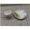 Image 8 : China Tea Cups, Saucers, B&B Plates, Hand-Decorated Russian Tea Pot, Creamer, Sugar Bowl, and