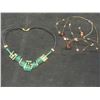 Image 11 : Wooden Jewelry Box with Fashion Jewelry: Bangles, Necklaces, and Bracelets