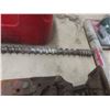 Image 6 : Farm Jack, Honda Marine Gas Tank, and Jack Hammer Bit