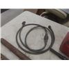 Image 8 : Farm Jack, Honda Marine Gas Tank, and Jack Hammer Bit