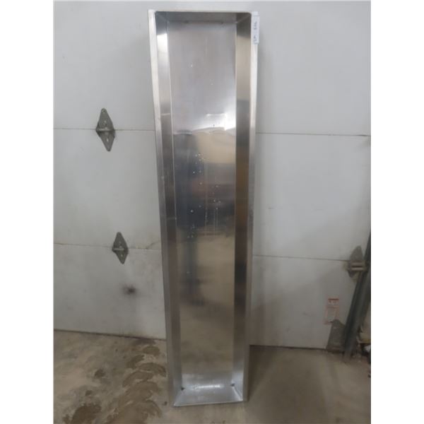 New Stainless Steel Trough, 15" × 67" × 4"