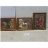 Image 1 : Framed Pictures – Qty 3, Largest 13½ × 10½