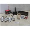 Image 1 : Magnasonic Clock Radio and Vintage Church's Famous English Shoes Shoe Stretcher, and More