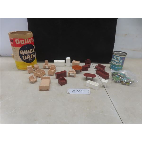 Doll House Furniture and Charlie the Crocodile Jigsaw Puzzle