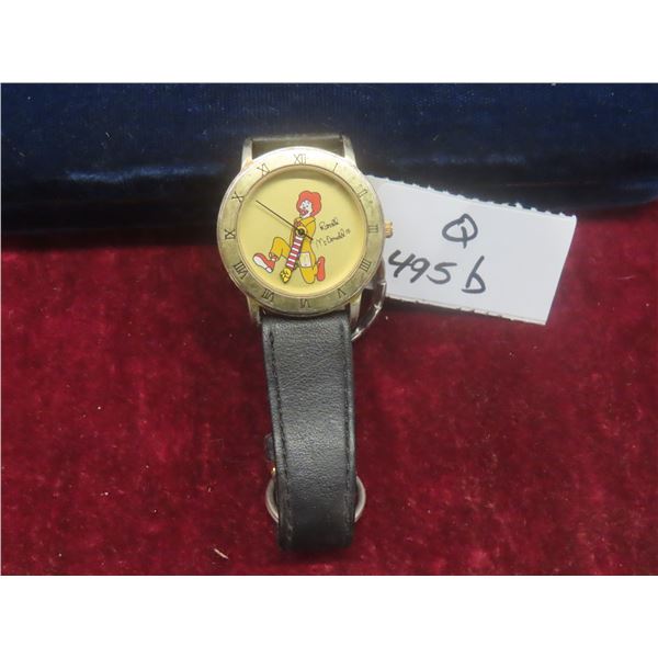 Vintage Ronald McDonald Wristwatch and More
