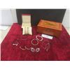 Image 1 : Fashion Jewelry: Bangles, Earrings, Bracelets, and Wooden Case
