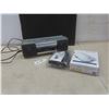 Image 1 : Sony AM/FM Stereo Cassette Recorder Model CFS-210 and Pocketalker Personal Amplifier