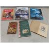 Image 1 : Books – Qty 6: History of the Winnipeg Library, Mark Twain, Crazy Like a Fox, Coming of Age, and