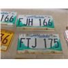 Image 2 : 6x Manitoba License Plates and United Agri Metal Thermometer