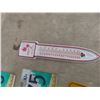 Image 4 : 6x Manitoba License Plates and United Agri Metal Thermometer