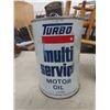 Image 2 : Tins of Turbo Multi-Service Motor Oil – Qty 7 (1 L Tins)