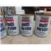 Image 4 : Tins of Turbo Multi-Service Motor Oil – Qty 7 (1 L Tins)