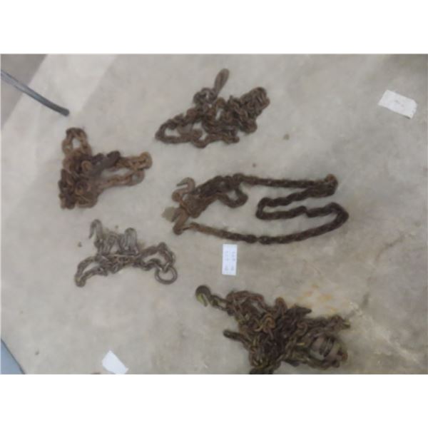 Chains with Hooks, 10–20 ft – Qty 5