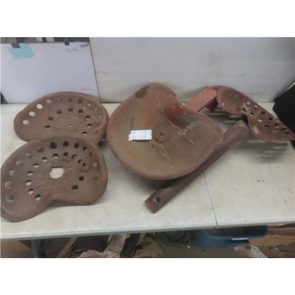 Metal Tractor Seats – Qty 4