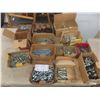 Image 1 : Galvanized Hardware Lot – Nuts, Bolts, and Washers – Qty 15 Boxes