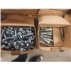 Image 2 : Galvanized Hardware Lot – Nuts, Bolts, and Washers – Qty 15 Boxes