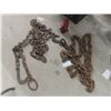 Image 1 : 20 ft Chains with Hooks and Bottle Jack