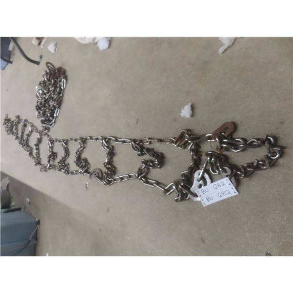 Semi Truck Tire Chains – Set of 2