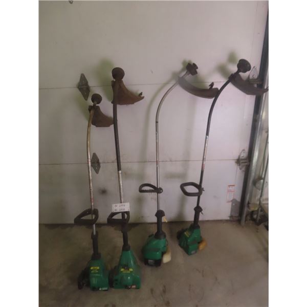 Weed Eater Gas-Powered String Trimmers – Qty 4