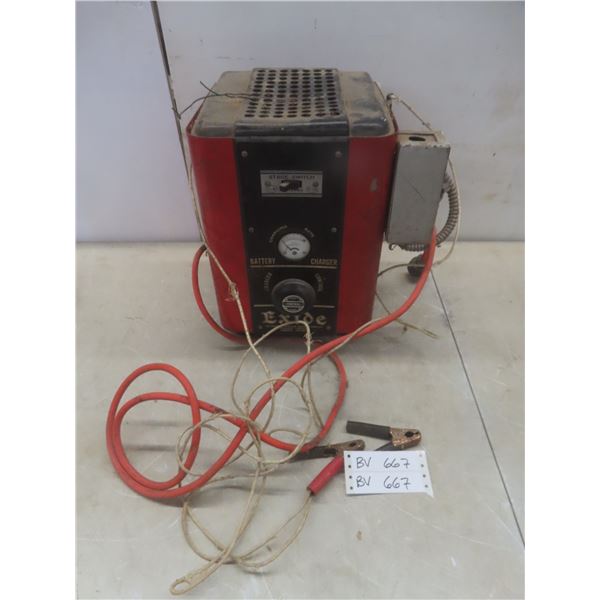 Vintage Exide Battery Charger