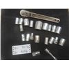 Image 1 : Snap-on Socket and Ratchet Set 1/2" Drive