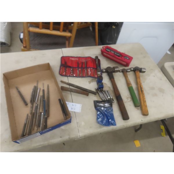 Ball-Peen Hammer, Impact Driver, Proto Punch Set, Chisels, Hollow Punch Set