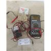 Image 1 : Battery Tester, Digital Multimeter, Volt Tester, and Metal Toolbox