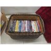 Image 6 : 25 Factory-Sealed DVDs and Wicker Basket