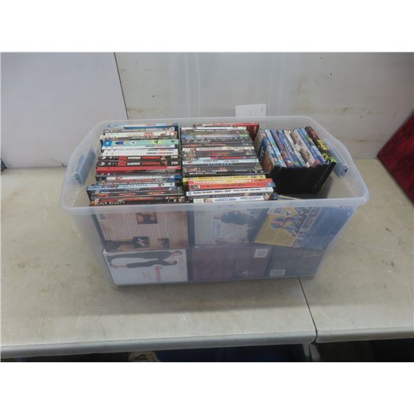 100+ DVDs – Big Bang Theory, Dexter, Popular Titles, with Tote