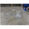 Image 10 : Crystal and Cut Glass Lot – Serving Bowls, Platters, Sugar Bowl, Glasses, and More
