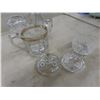 Image 11 : Crystal and Cut Glass Lot – Serving Bowls, Platters, Sugar Bowl, Glasses, and More