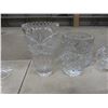 Image 14 : Crystal and Cut Glass Lot – Serving Bowls, Platters, Sugar Bowl, Glasses, and More