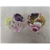 Image 11 : Bone China Floral Bouquet Figurines, Rose Petal Bowl, Pedestal Fruit Bowl, and More