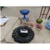 Image 1 : Bone China Floral Bouquet Figurines, Rose Petal Bowl, Pedestal Fruit Bowl, and More