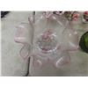 Image 4 : Bone China Floral Bouquet Figurines, Rose Petal Bowl, Pedestal Fruit Bowl, and More