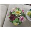 Image 8 : Bone China Floral Bouquet Figurines, Rose Petal Bowl, Pedestal Fruit Bowl, and More
