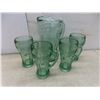 Image 4 : Coca-Cola Pitcher and Matching Glasses, Schlitz Glass, Beer Glasses, and More