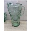 Image 6 : Coca-Cola Pitcher and Matching Glasses, Schlitz Glass, Beer Glasses, and More