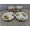 Image 10 : China Ware – Platters, Coffee Cups, Tea Cups w/Saucers; Red Royal Albert, Wedgwood, and Ridgeway